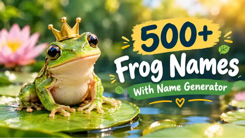 frog names with name generator