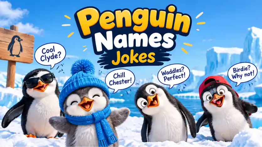 Funny Cute Creative Penguin Names With Name Generator