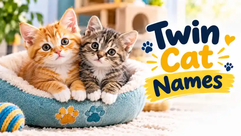 Adorable Twin Cat Names With Name Generator