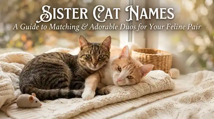 Charming Sister Cat Names With Name Generator