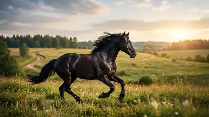 Majestic Black Horse Names With Name Generator